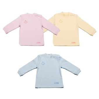 Áo cổ lọ Lullaby (6-9m) ( xanh, hồng, vàng).