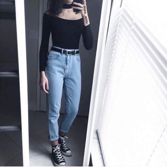 {siêu rẻ} Quần baggy bò dh03 size S-M {chất lượng} | BigBuy360 - bigbuy360.vn