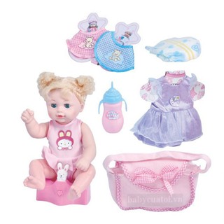 Đồ chơi búp bê 31cm uống nước đi tiểu thay đồ BBTGlobal KT3000E