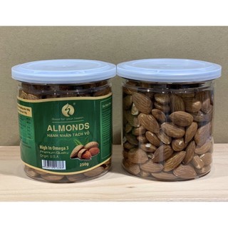 Hạt hạnh nhân tách vỏ 250gr