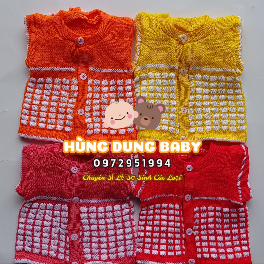 [Set 5] áo len na sơ sinh [Bán sỉ Lẻ]