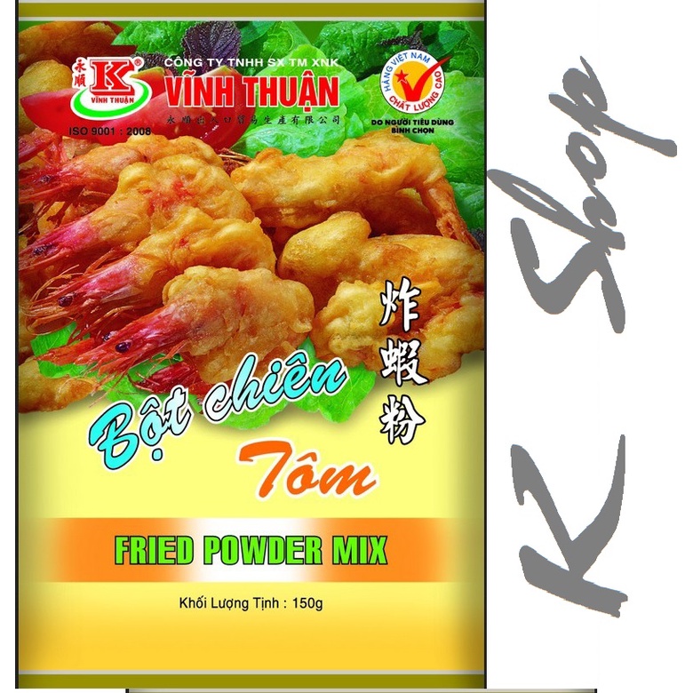 Bột chiên tôm VĨNH THUẬN, 150G