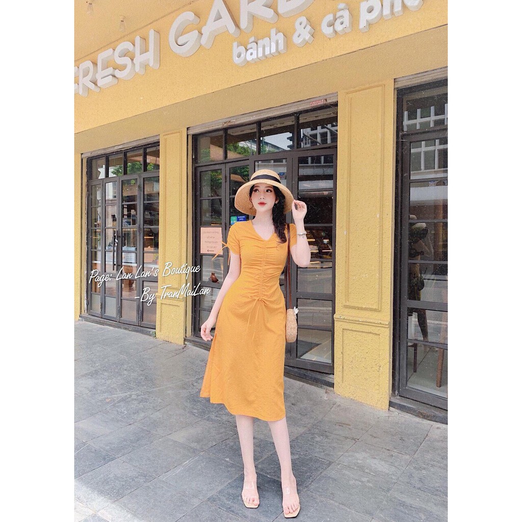 VÁY ĐŨI RÚT NGỰC SANG CHẢNH