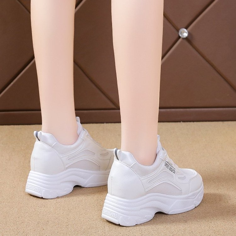 Giày Thể Thao Nữ, Giày Độn Đế Nữ 7p Da Mềm Đế Siêu Nhẹ Kiểu Dáng Trẻ Trung, Trex M83