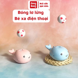 Đồ chơi cá heo thổi bóng phát triển trí tuệ cho bé tránh xa điện thoại đồ chơi giáo dục siêu dễ thương Gong Bong store