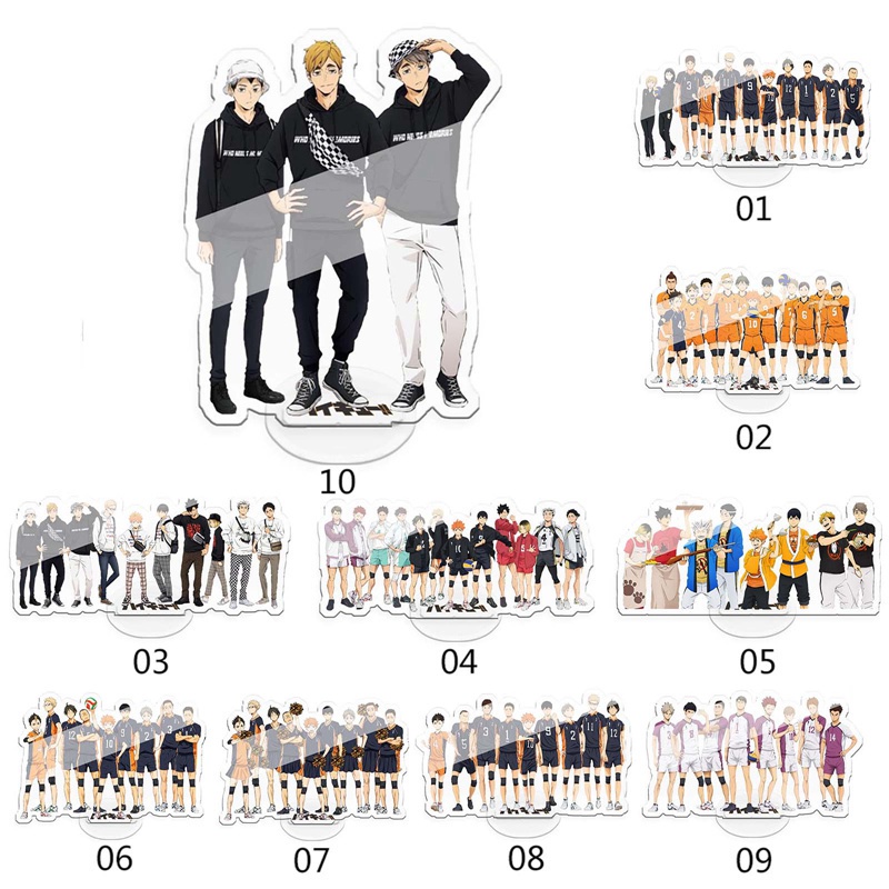 Tmdbyx Mô Hình Nhân Vật Anime Haikyuu Hinata Kageyama Tsukishima Sugawara
