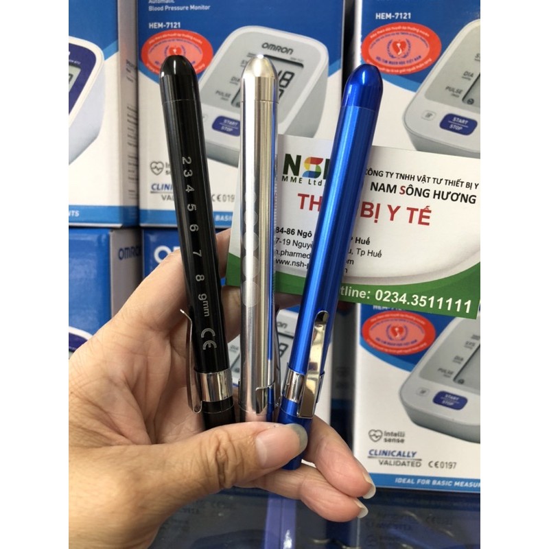 BÚT ĐÈN PIN ĐÈN PIN VIẾT dạng bút Khám bệnh tai mũi họng ánh sáng trắng cho bác sĩ HÀNG THÁI LAN