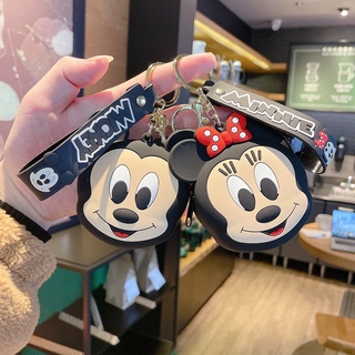 Hoạt Hình Túi Đựng Tiền Xu Bằng Silicon Hình Vịt donald / Chuột mickey Đáng Yêu