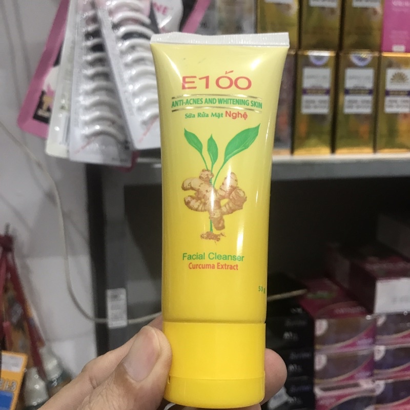 Sữa rửa mặt nghệ E100 50g