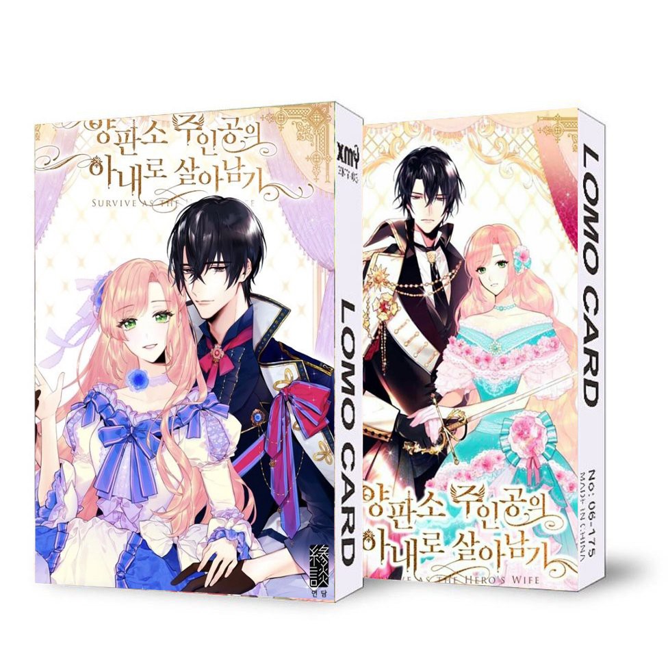 Hộp ảnh lomo in hình SỐNG LẠI THÀNH VỢ ANH HÙNG anime chibi manhwa 30 tấm