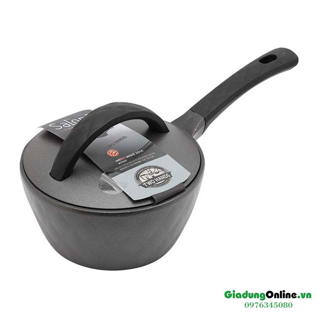 Quánh Salon Lock&amp;Lock Chống Dính Ceramic Siêu Bền GTH3181-IH 18cm (Dùng mọi loại bếp) - Larva Store