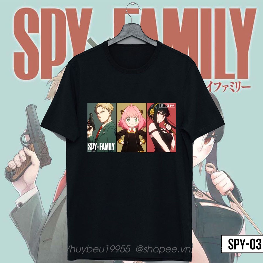 Top 4 Áo thun Anya Smug Face Spy x Family unisex nam nữ mẫu HOT giá rẻ vô địch