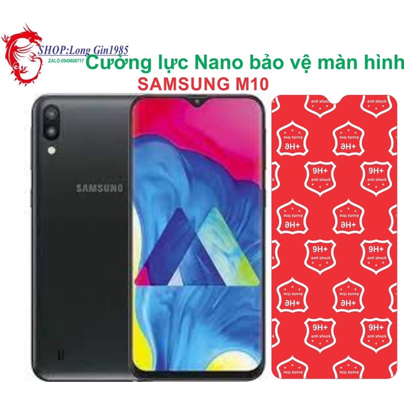 Samsung M10 Cường lực Nano chống va đập chống trầy xước