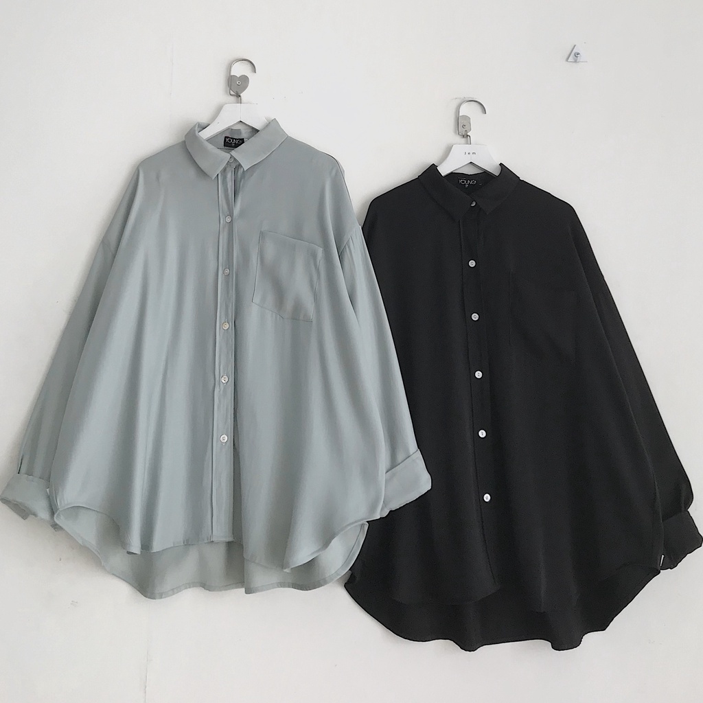 Áo Sơ Mi Nữ Form Rộng Tay Dài JEM CLOSET Nhiều Màu Tone Da ROCES 10385