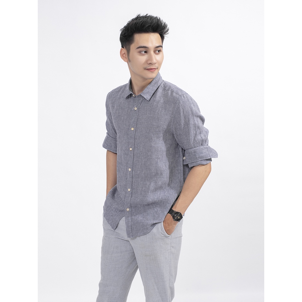 Áo sơ mi chất lanh ARISTINO siêu mát, siêu thoáng khí thấm hút mồ hôi tốt - ALS11609 | BigBuy360 - bigbuy360.vn