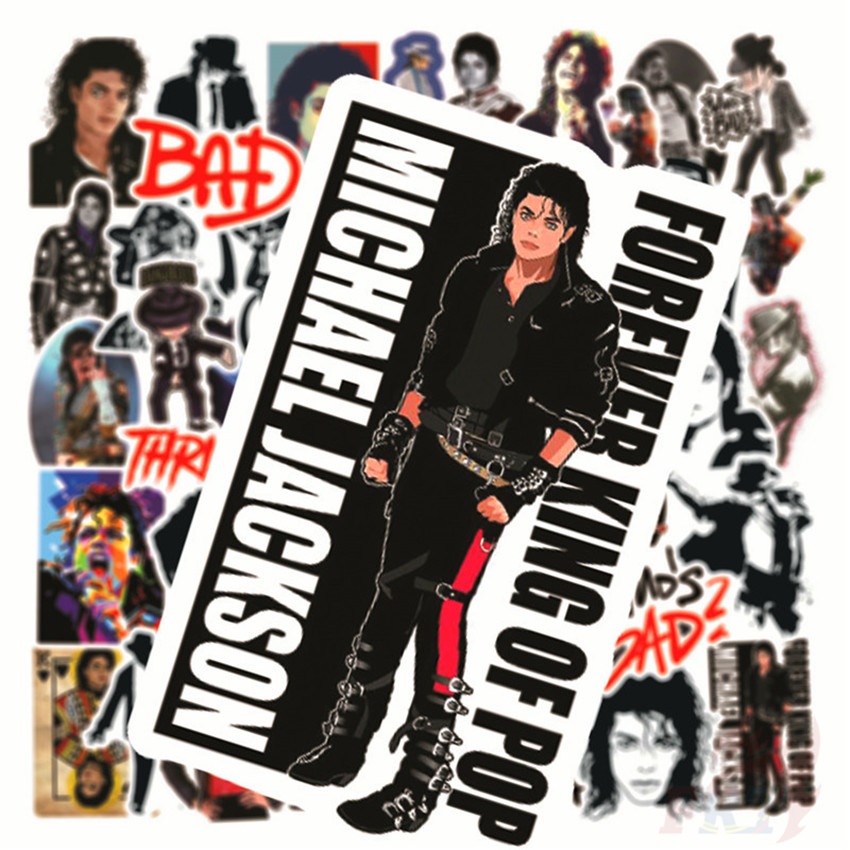 ❉ Michael Jackson Series 01 - The King of Rock &amp; Dance Stickers ❉ 50Pcs/Set Superstar Waterproof DIY Fashion Decals Doodle Stickers