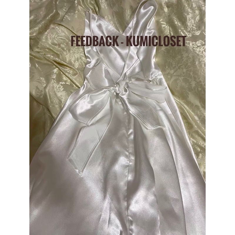 [OD] Váy maxi trắng hở lưng siêu xinh đi biển du lịch mùa hè 2021 | BigBuy360 - bigbuy360.vn