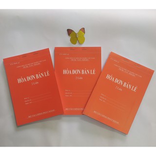 Combo 5 quyển hóa đơn bán lẻ 2 liên khổ A5 - Hóa đơn bán lẻ 2 liên khổ A5