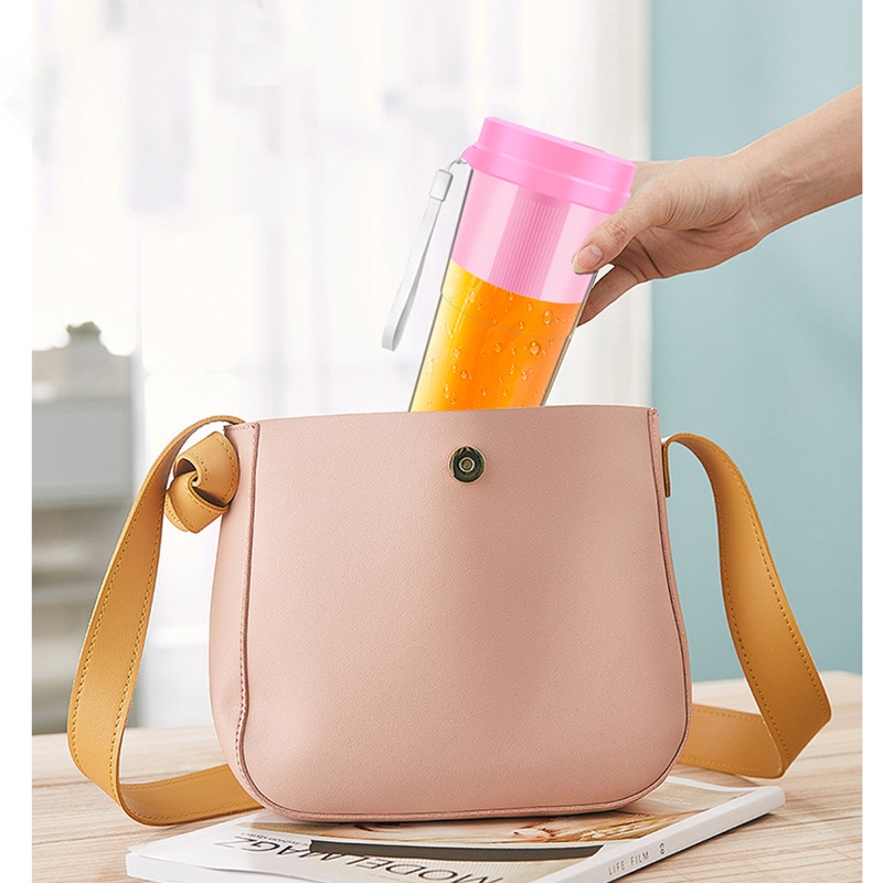 Máy xay sinh tố cầm tay mini đa năng máy say sinh tố juice 6 Lưỡi usb 300ml