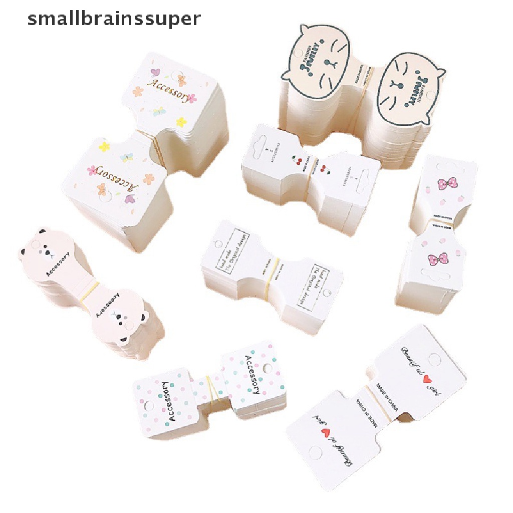 Set 50 Thẻ Giấy Gấp Gọn Màu Trắng Chuyên Dụng Làm Tóc Cho Người Lớn Và Trẻ Em