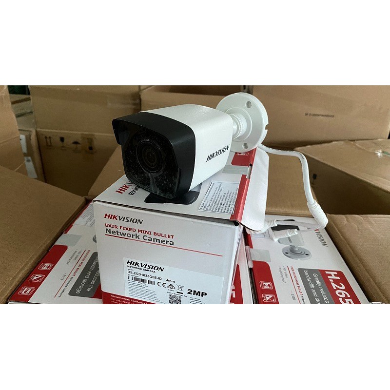 Camera IP Hikvision DS-2CD1023G0E-ID ❤️FREESHIP❤️ Thân trụ 2MP | BigBuy360 - bigbuy360.vn