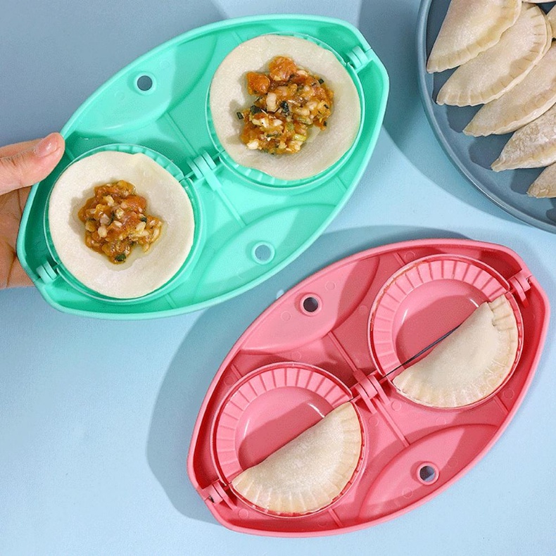 Khuôn Làm Bánh Xếp 4 Ngăn Tiện Lợi Khuôn bánh bao