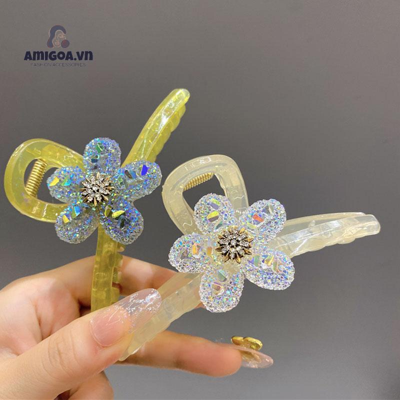 ✨✨Kẹp Tóc Hoa Cỡ Lớn Thanh Lịch Cao Cấp Cho Nữ