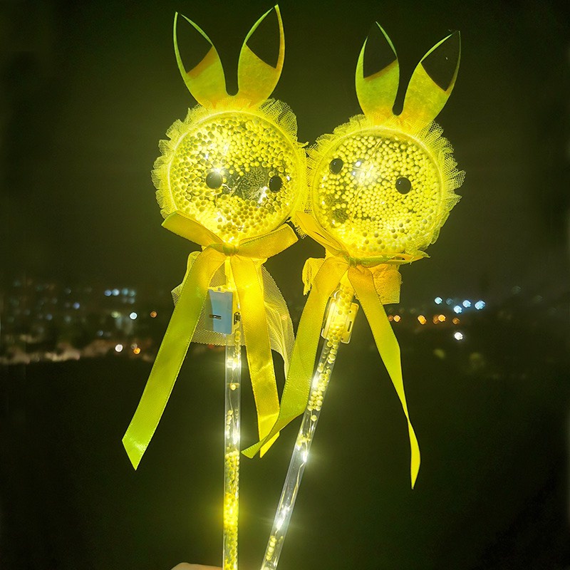 Đồ chơi bóng galaxy trong suốt, có tay cầm + đèn led và chong chóng nhiều hình thù hoạt hình KingKids