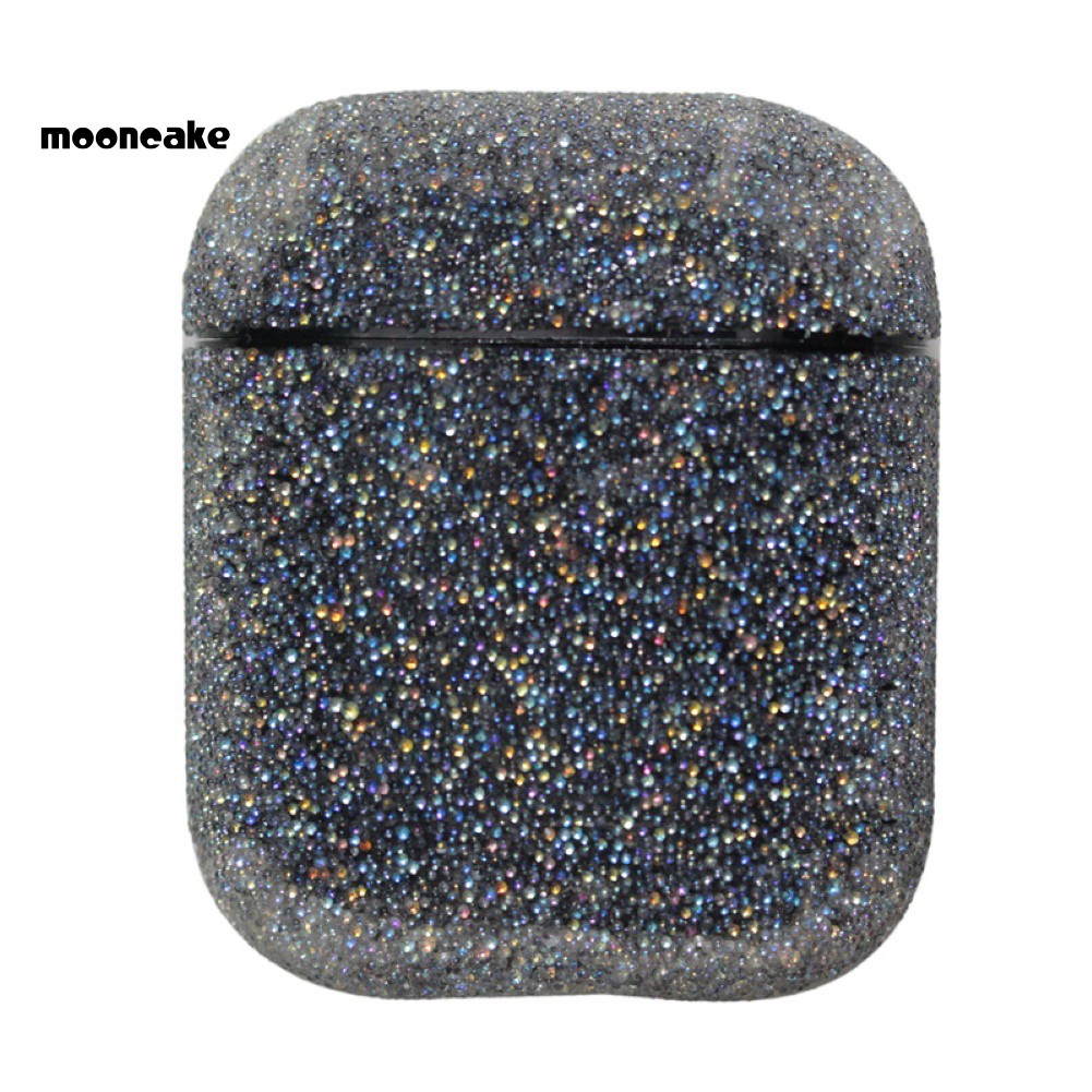 Vỏ Bảo Vệ Hộp Sạc Tai Nghe Bluetooth Đính Đá Cho Airpods 1 2