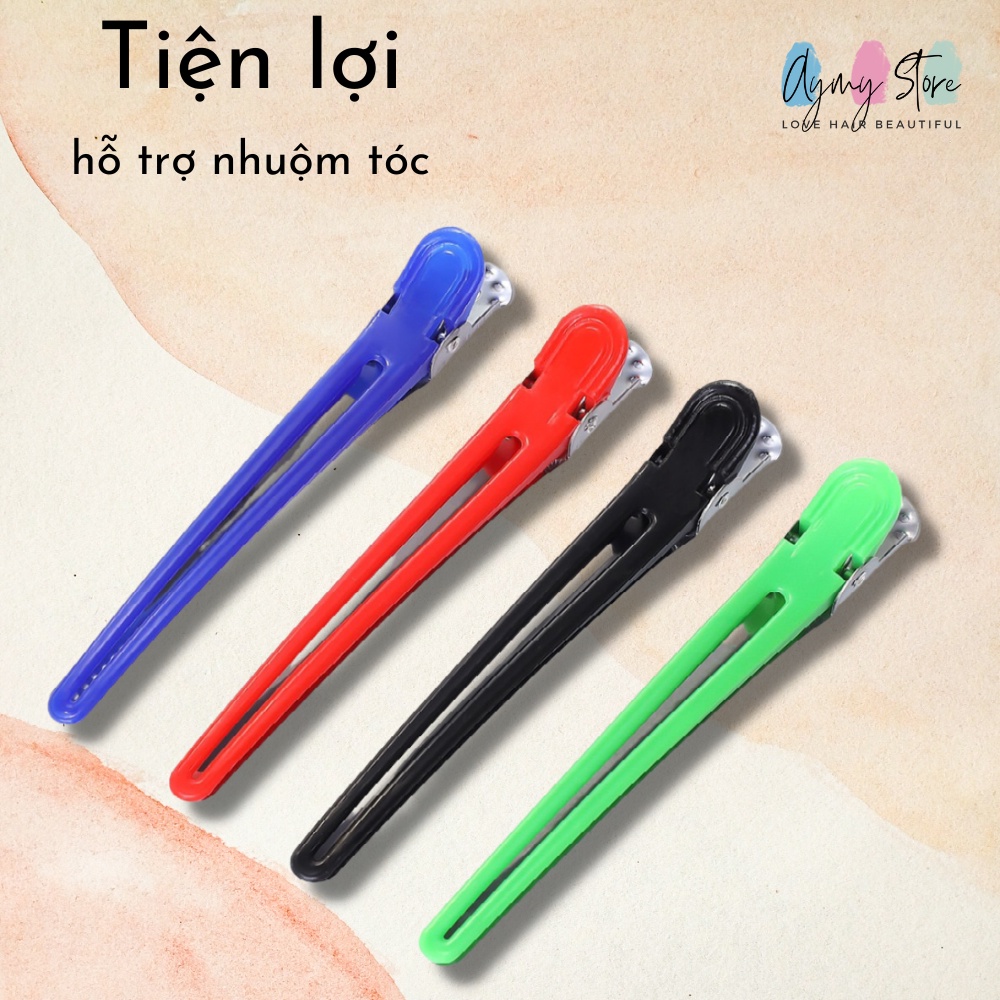 Kẹp Vịt, Kẹp Cá Sấu cố định tóc khi nhuộm giúp nhuộm tóc tại nhà dễ dàng