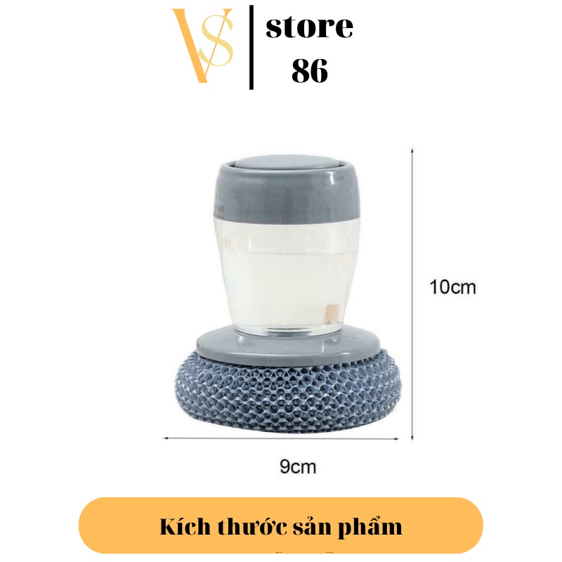 Dụng Cụ Cọ Rửa Đa Năng Cọ Bếp, Cọ Eửa Bát Đĩa Có Bình Chứa Tiện Lợi Cực HOT