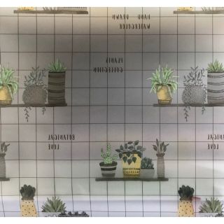 Decal dán kính ô hoa khổ rộng 90cm