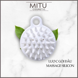 Lược Gội Đầu Massage Silicon - Lược Gai Silicon Gội Đầu Tại Nhà