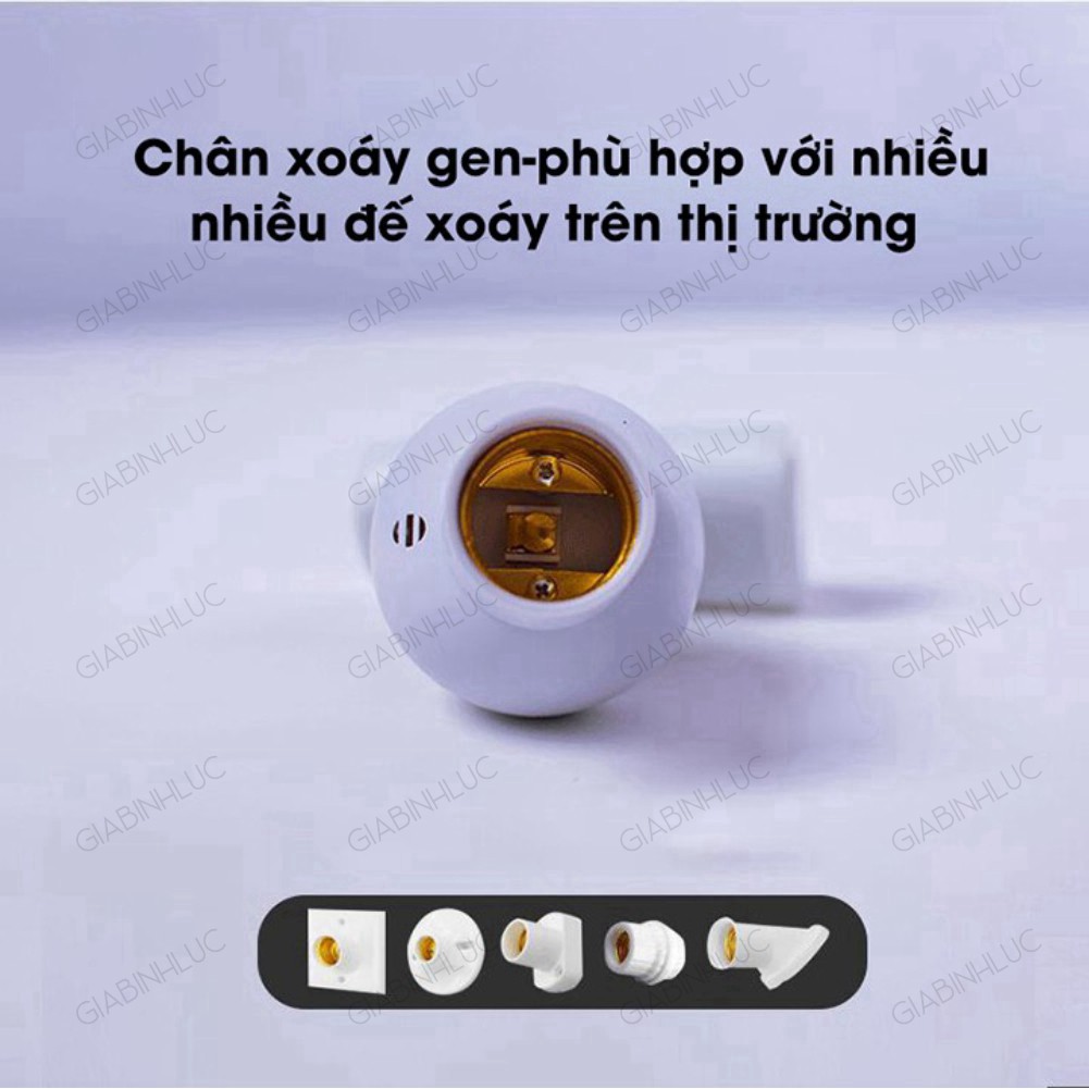 [Hàng loại 1] Đui đèn cảm biến âm thanh tự động tới 60 dB sáng trong tối thông minh cảm ứng phạm vi <5m