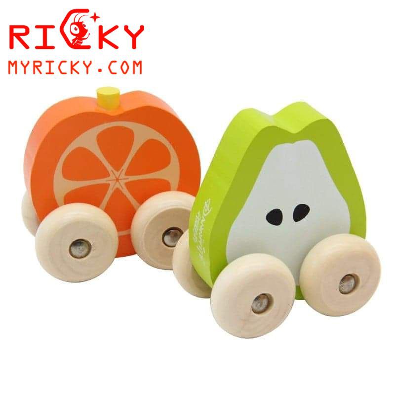 Đồ chơi xe trái cây bằng gỗ cho bé