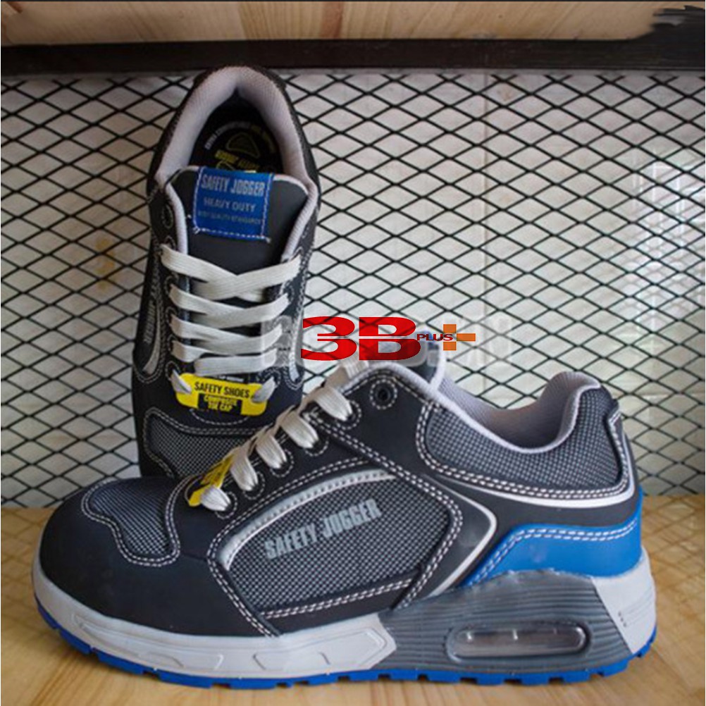 Giày bảo hộ lao động nam Jogger Raptor S1P da nubuck, vải lưới thoáng khí, siêu nhẹ, đệm khí nâng đỡ gót,cấu tạo phi kim | BigBuy360 - bigbuy360.vn
