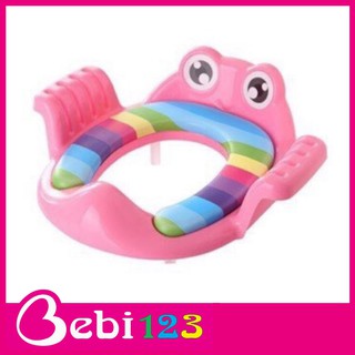 Đệm Bệ Lót Thu Gọn Bồn Cầu Chicco Chính Hãng Xinh Xắn Có Tay Cầm Cho Bé