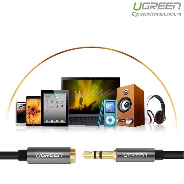 Cáp Audio 3.5mm nối dài chính hãng Ugreen cao cấp