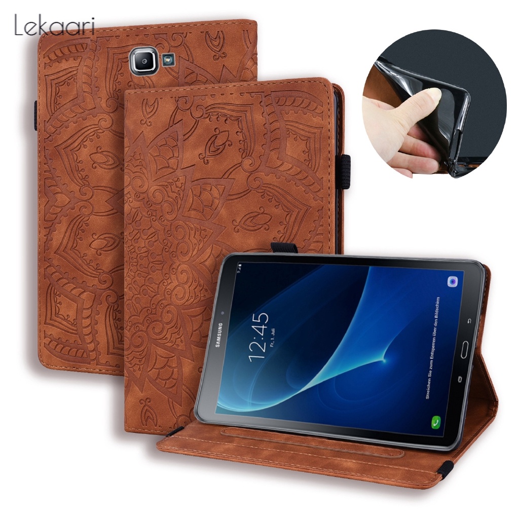 Lekaari Bao da nắp gập cho Samsung Galaxy A7 Lite T220 T225 Tablet T510 T515 T720 T725 T830 T835 T580 T585 T590 T595 Tab A A6 10.1 S5E S4 10.5