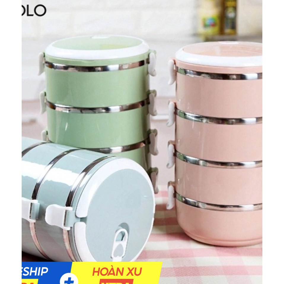 Hộp Cơm Giữ Nhiệt 4 Tầng Lunch Box Dung Tích 2,8L Model 2365