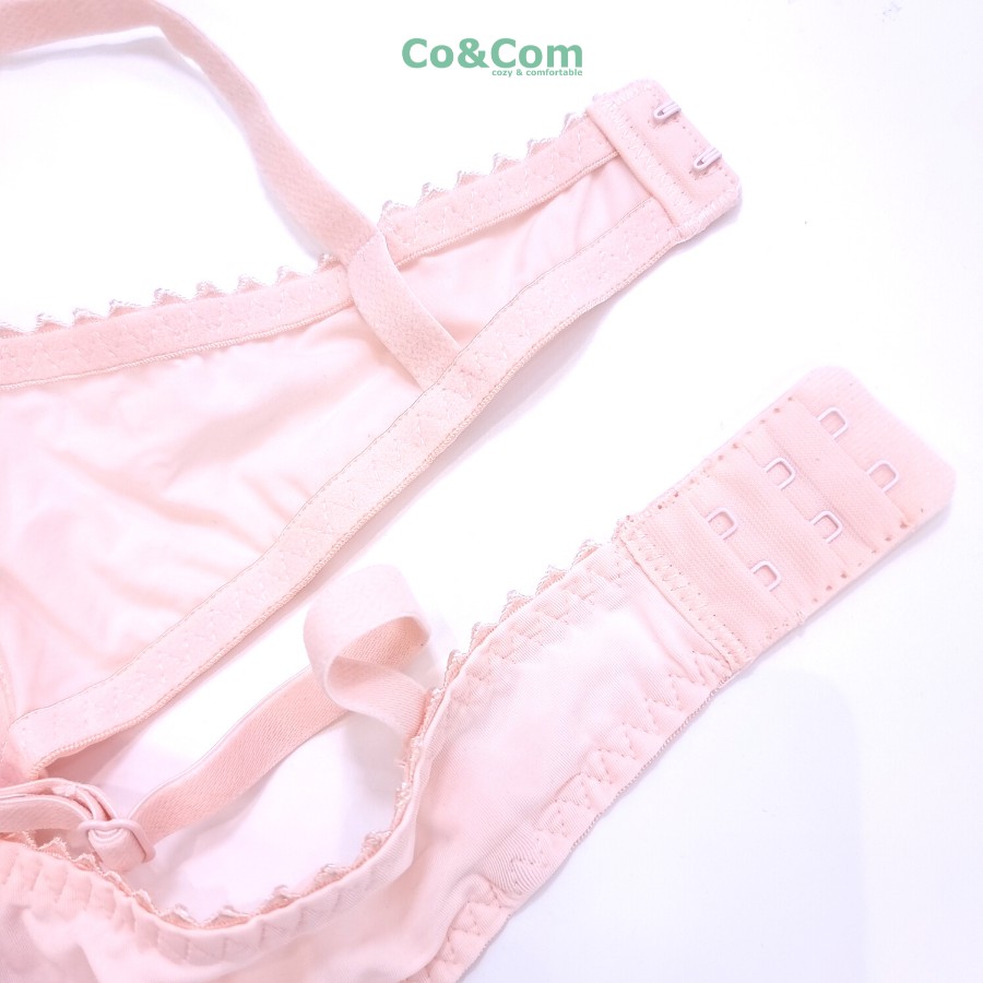 [Mã INCU50 giảm 50k đơn 250k] Bộ Độ Lót Nữ Ren Co&Com BAN826 Không Gọng, Không Đệm Mút, Mềm Mát Siêu Nhẹ | BigBuy360 - bigbuy360.vn