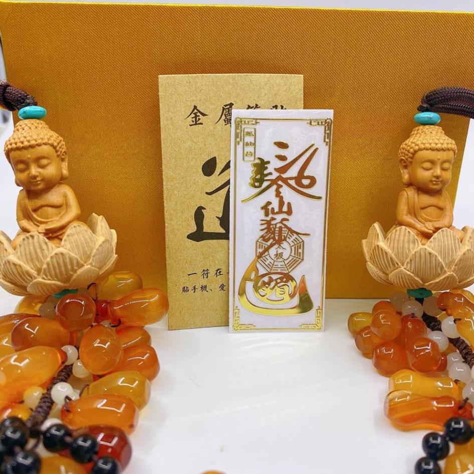 Miếng dán hồ ly quyến rũ linh phu để ví, ốp dán điện thoại máy tính bảng