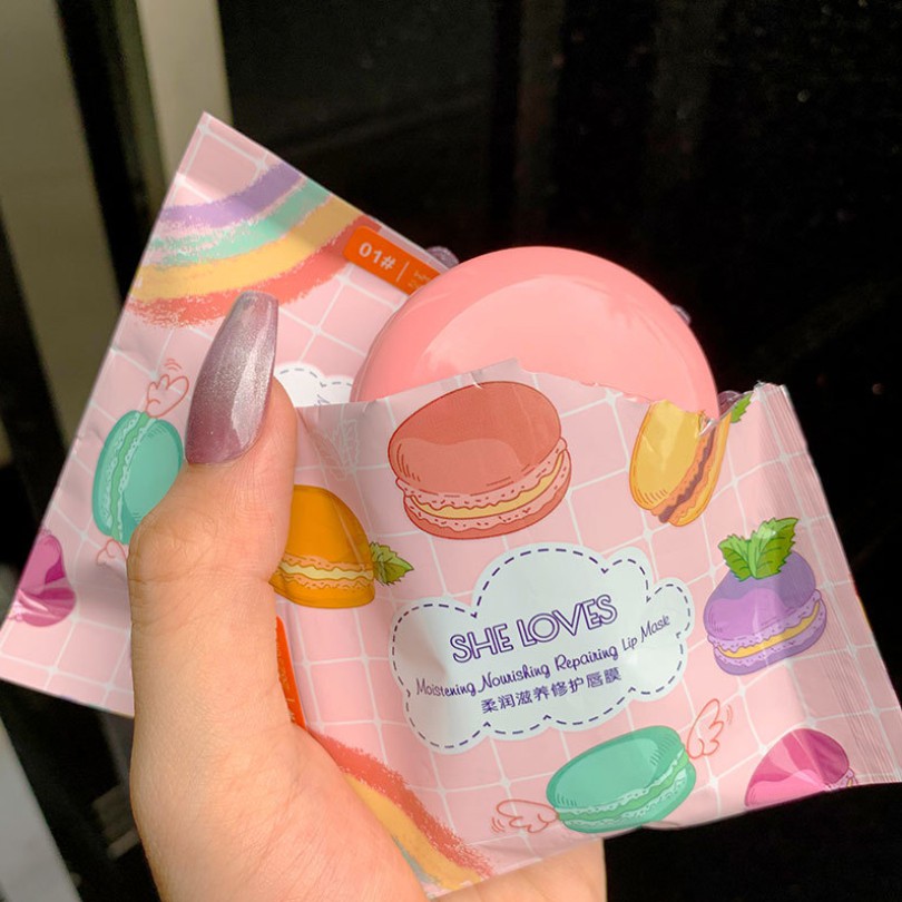 Mặt nạ ngủ môi ngày đêm She Loves Moistening Nourishing Repairing Lip Mask 8g