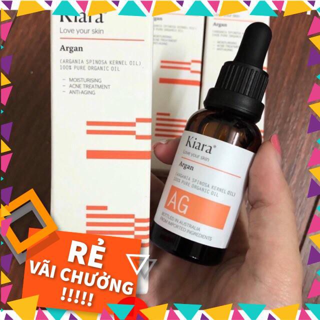 Dầu dưỡng da Kiara argan oil  date mới nhất 2022