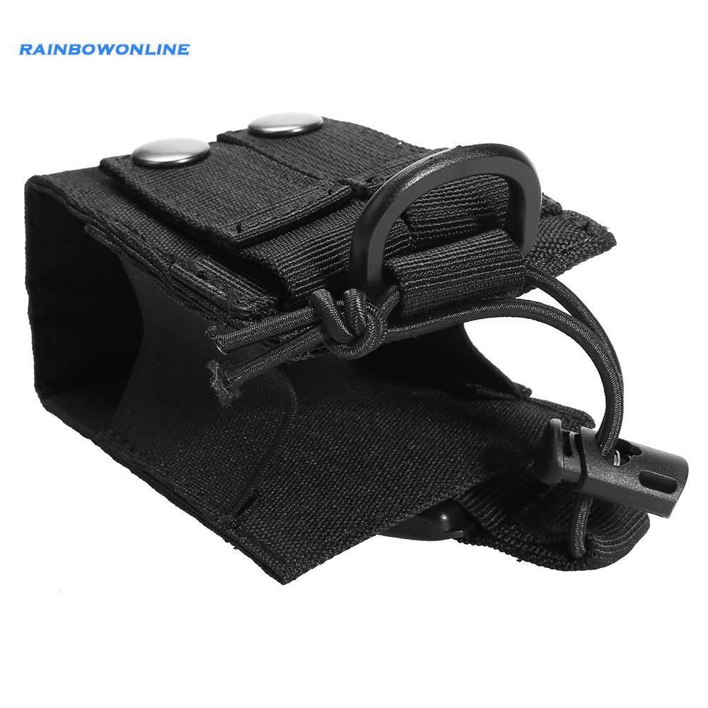 ❤RAIN❤Outdoor Molle Radio Walkie Talkie Holder Bag Magazine Pouch Pocket