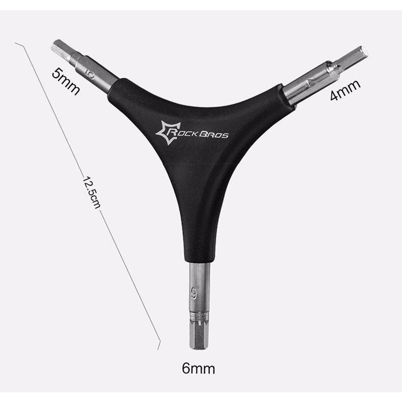 Rockbros Cờ Lê Tam Giác 4MM 5MM 6MM 3 Trong 1 Dùng Sửa Chữa Xe Đạp