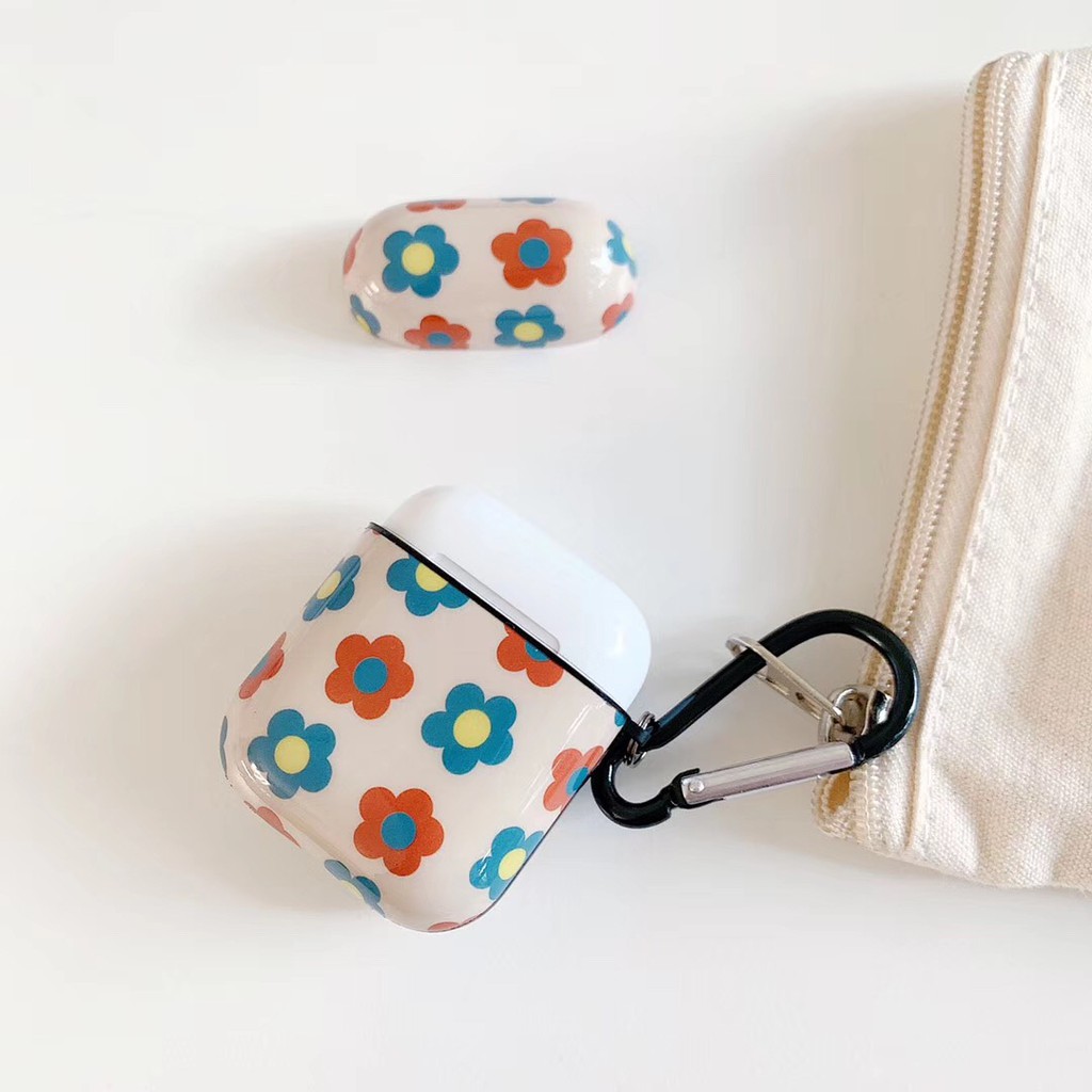 Casing AirPod Charging Headphone Case Full Flower Ins style Pattern AirPods Case For AirPods 1 and AirPod 2