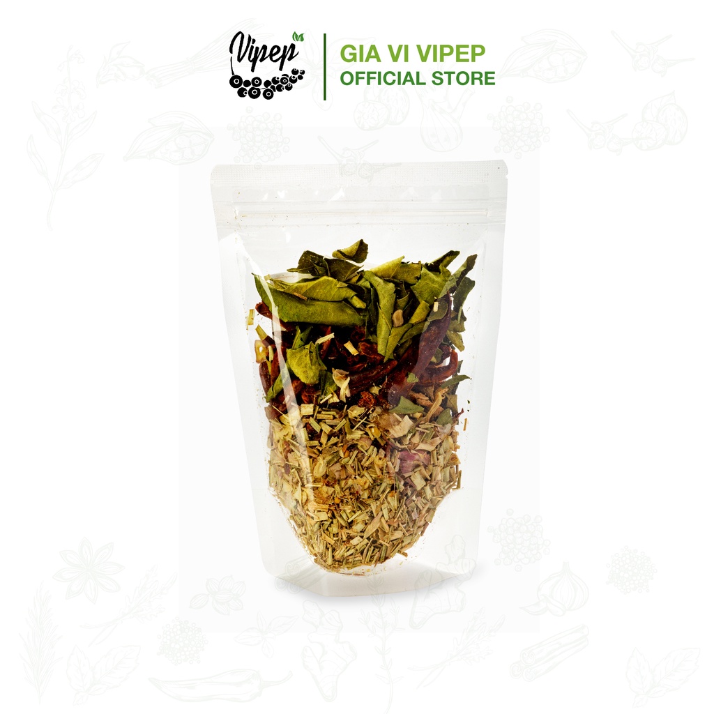 Gói gia vị lẩu thái Vipep 85g chua cay, có sẵn rau củ nước lẩu, tiện lợi nấu dùng ngay