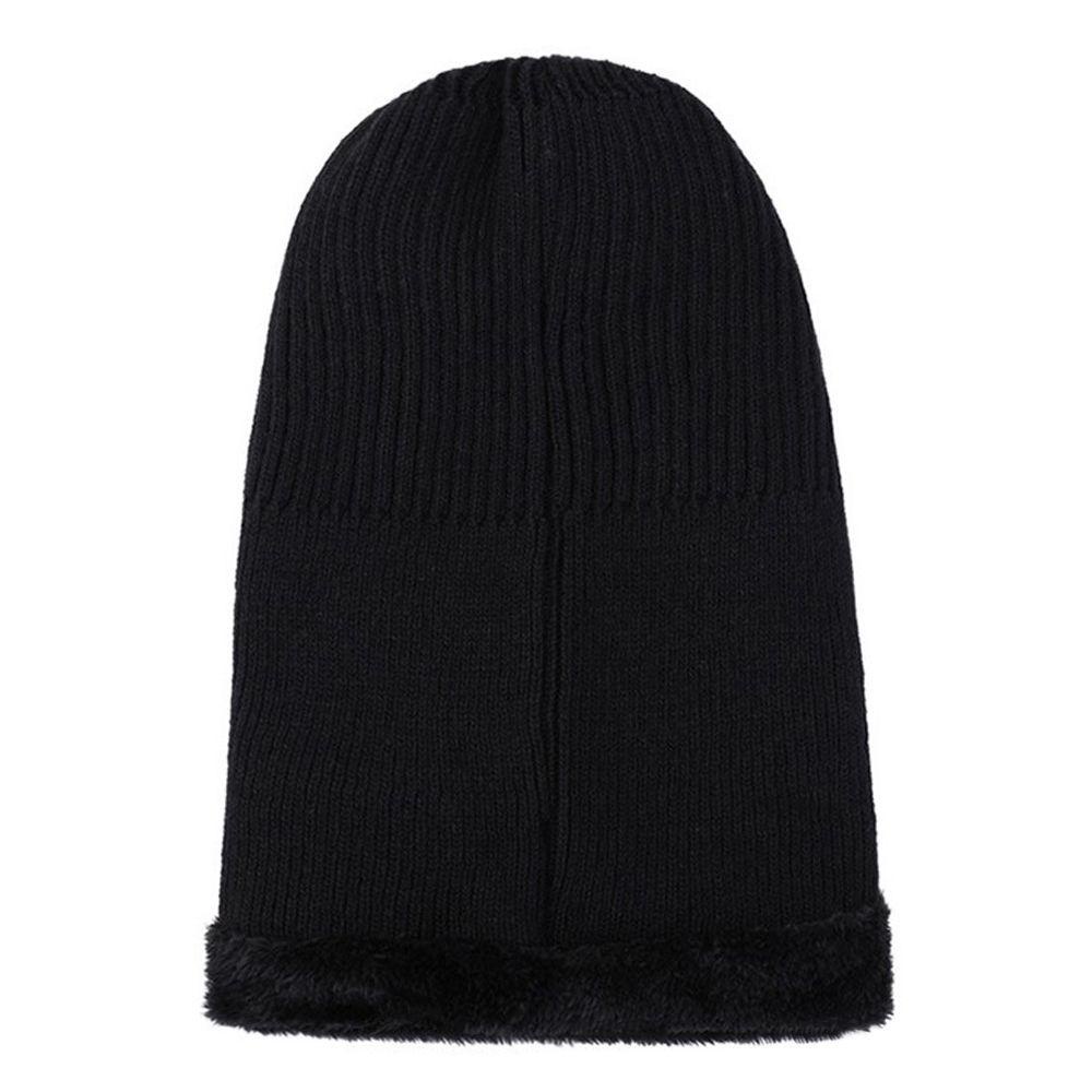 Mũ Len Chóp Lông Balaclava Giữ Ấm Mùa Đông
