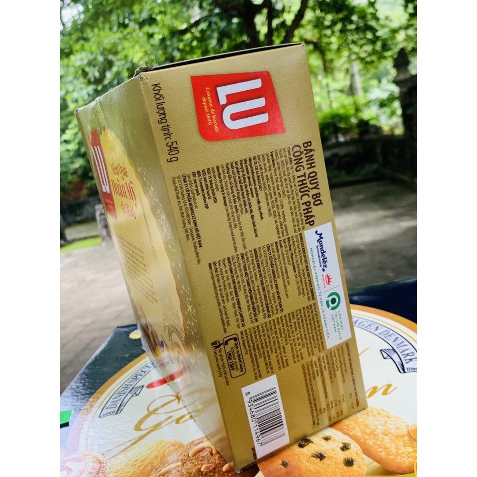 BÁNH QUY BƠ LU 540GR